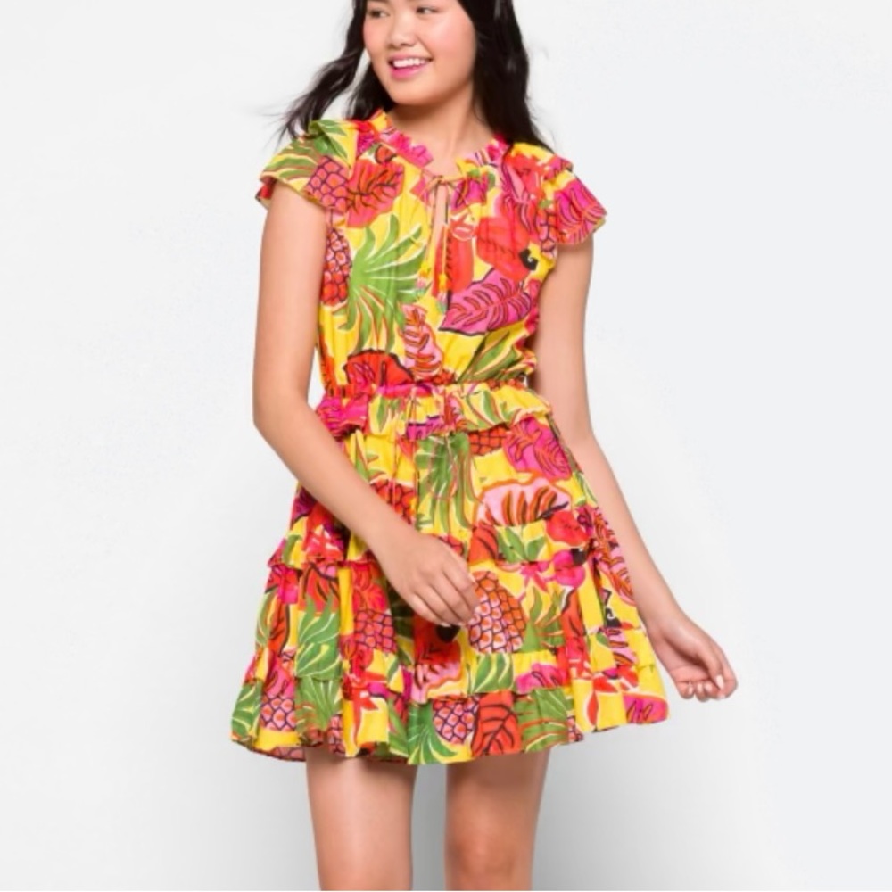 Farm Rio Fruit Ruffle Dress